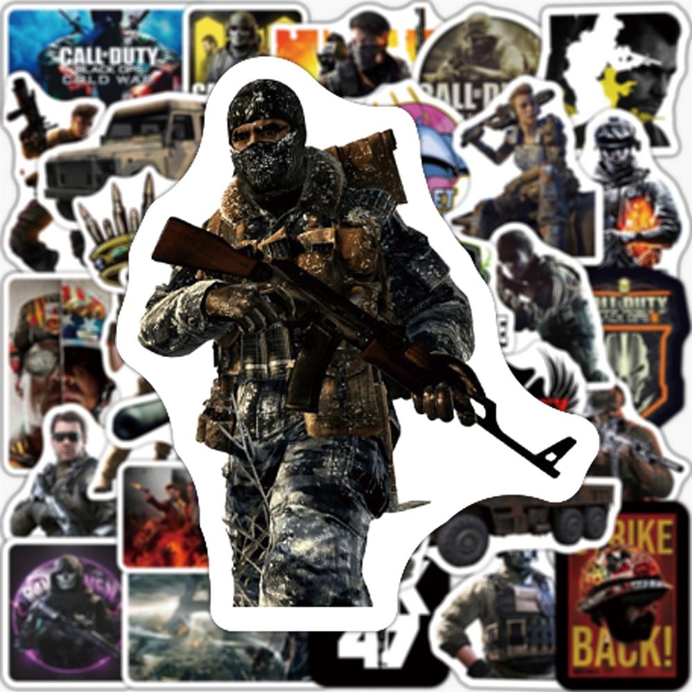 Call of Duty Game Adhesive Stickers, Decals - 10/30/50 Piece