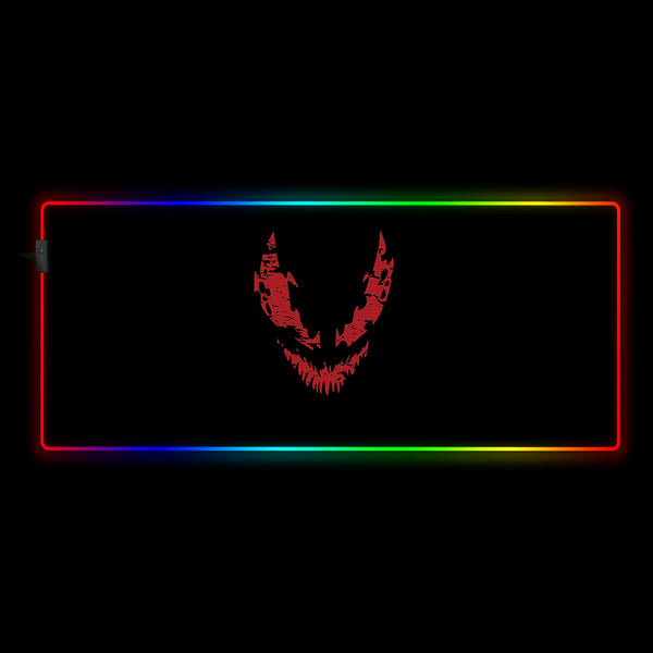 Carnage Smile Design RGB Mouse Pad