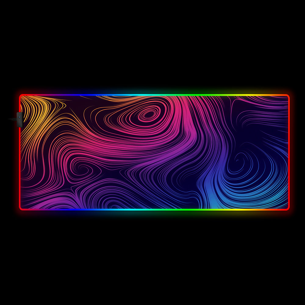 Color Cyclone Design RGB XL Size Desk Mat