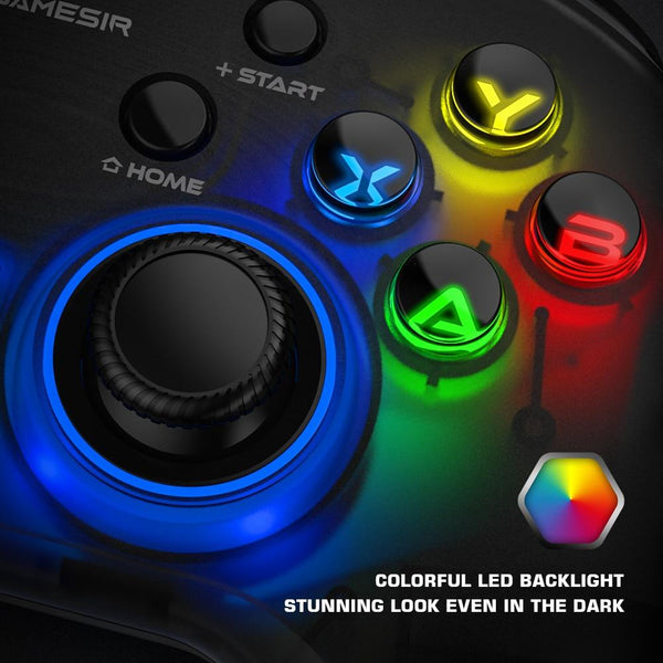 Controller with RGB lights