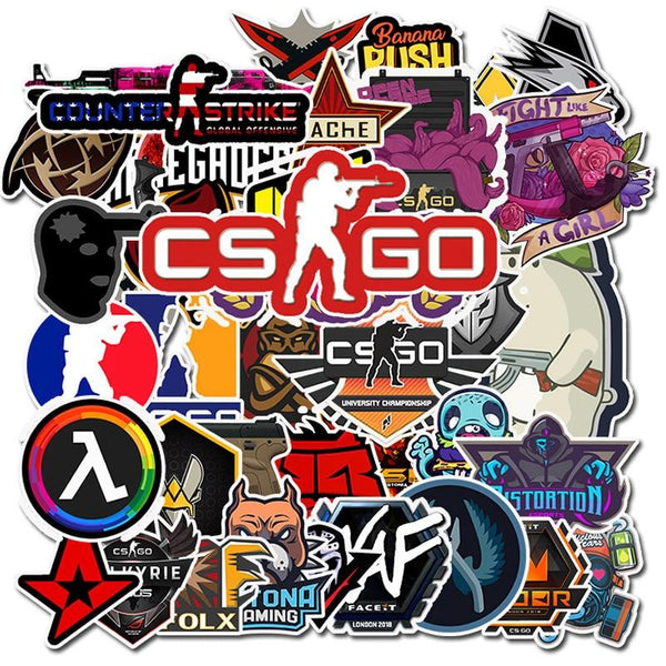 CS:GO Game Stickers, Decals - 10/30/50 Piece