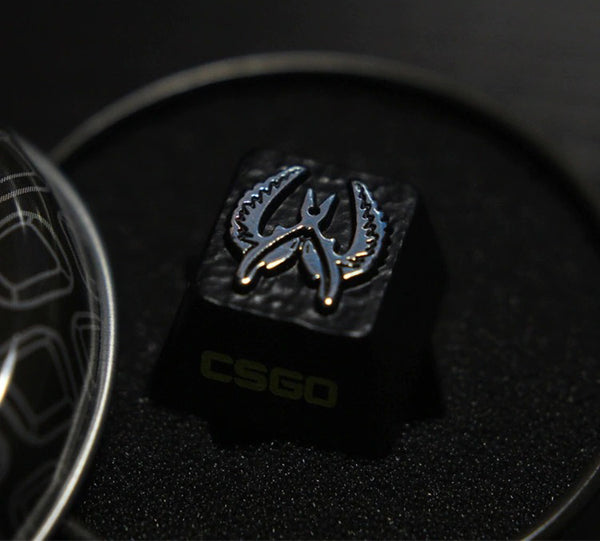 CSGO - CT Logo - Keycaps for Mechanical Gamer Keyboards, Gaming Design