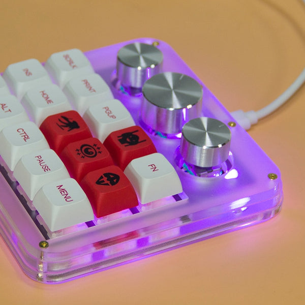 Custom Macro Keyboard Transparent RGB