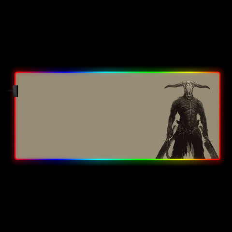 Dark Souls Capra Demon Design RGB Mousepad