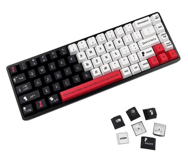 Death Note Design 126 Key PBT Keycaps Set for Cherry MX Switches