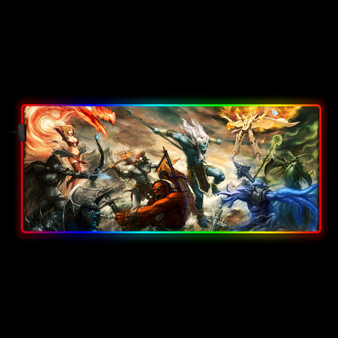 Defense of The Ancients Design RGB Gamer Mouse Pad