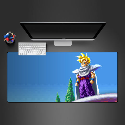 DBZ Gohan Pixel Art Design Gaming Mouse Pad