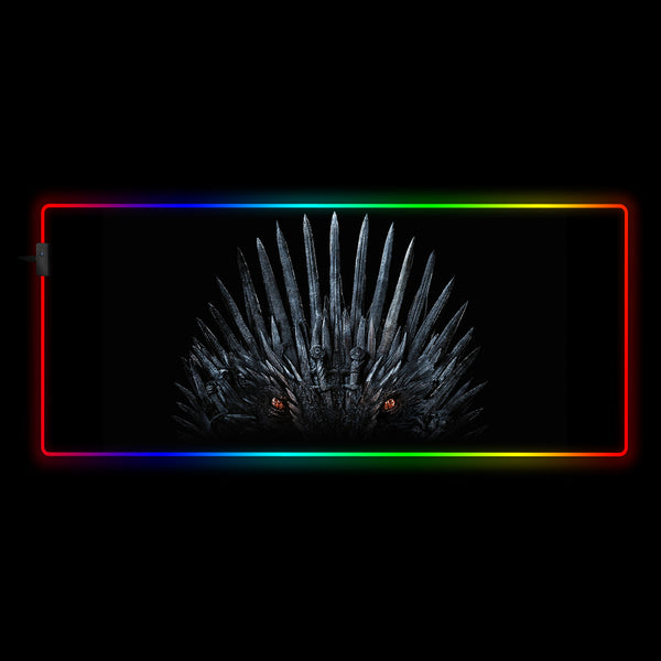 Dragon Throne Design RGB illuminated Gaming Mouse Pad