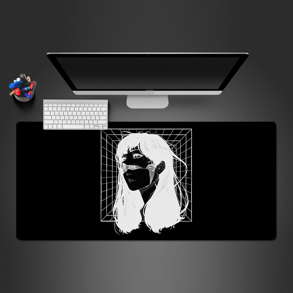 Face Cyberware Design Gamer Mouse Pads