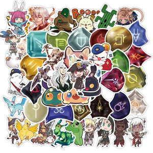Final Fantasy Game Stickers, Decals - 10/30/50 Piece