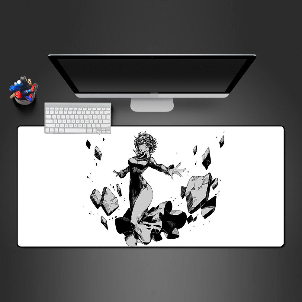 Fubuki Black & White Design Anime Desk Mat