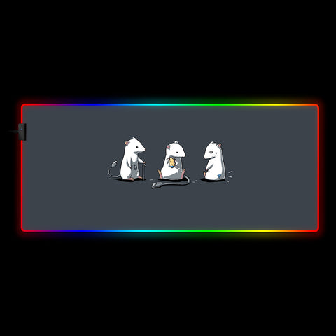 Mice Design Gaming RGB Mouse Pad
