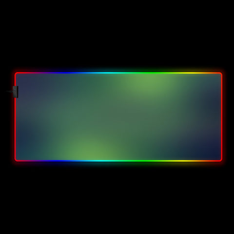 Gradient Green Design RGB Desk Pad