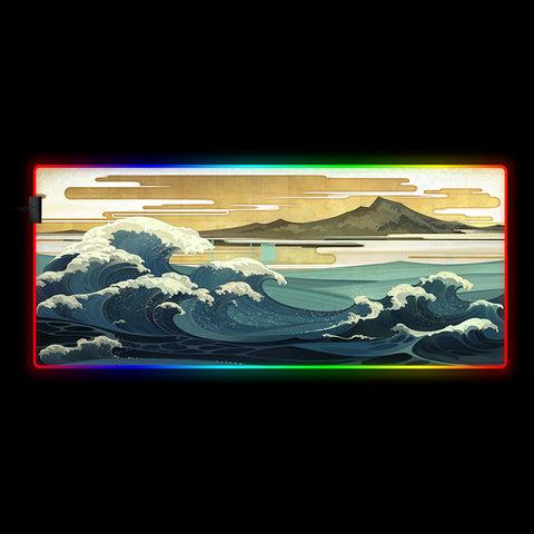 Art Great Wave 07 Design RGB Mouse Pad