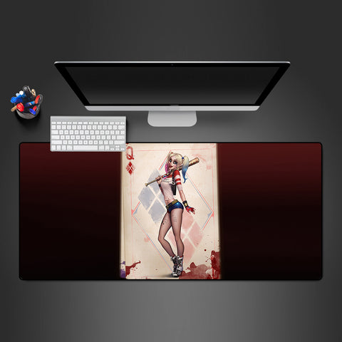 Harley Queen Card Design Gamer Mouse Pad