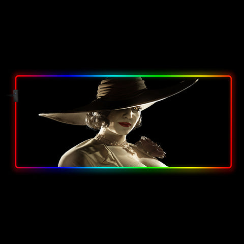 Lady Dimitrescu Design RGB Mouse Pad