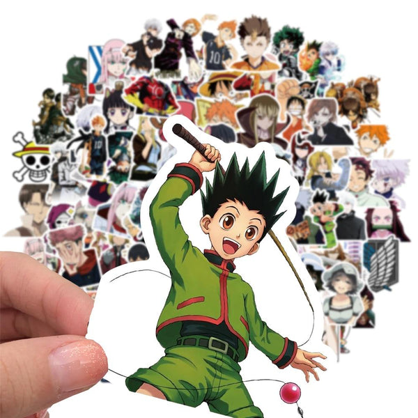 Anime Mixed Stickers, Decals - 10/50/100 Piece