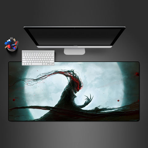 Moon Demon Design Gaming Mouse Pad