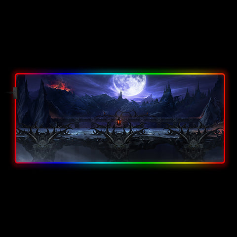 MK Bridge Stage Design RGB Mouse Pad