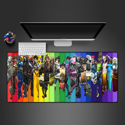 Overwatch Characters Design Large Size Desk Mat