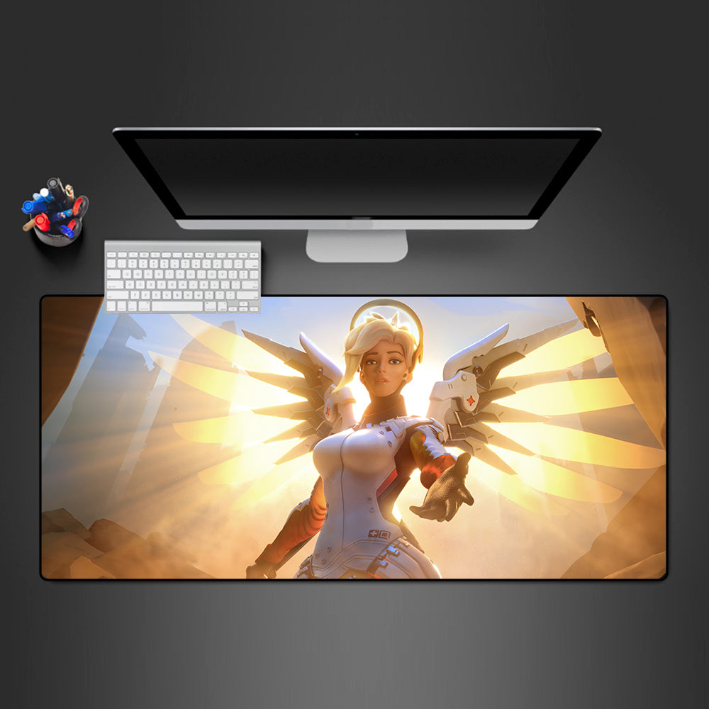 Mercy Support Design Gamer Mouse Pad, Computer Desk Mat