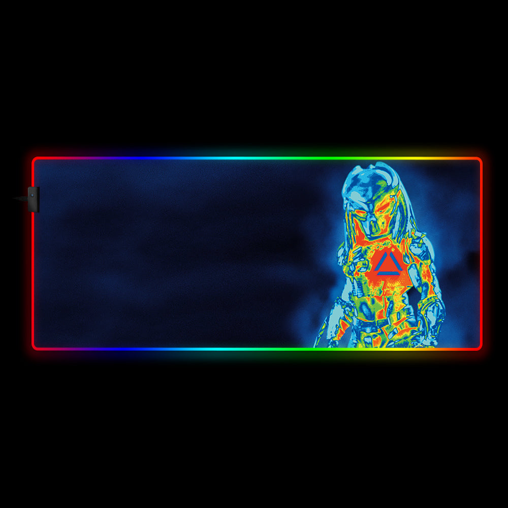 Predator Thermal Vision Design Large Size RGB Mouse Pad