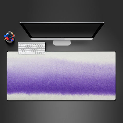 Purple Watercolor Design Large Mouse Pad