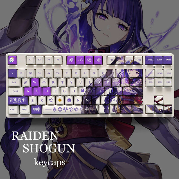 Raiden Shogun Design Mechanical Keyboard Keycap Set