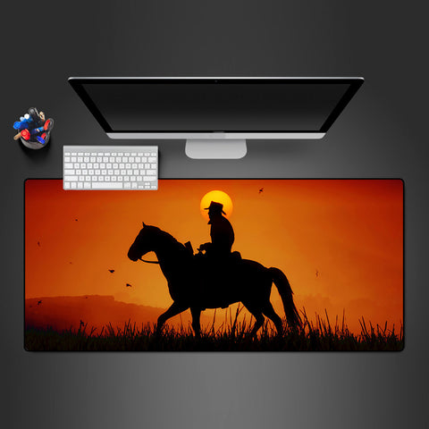 RDR2 Sunset Ride Design Gaming Mouse Pad