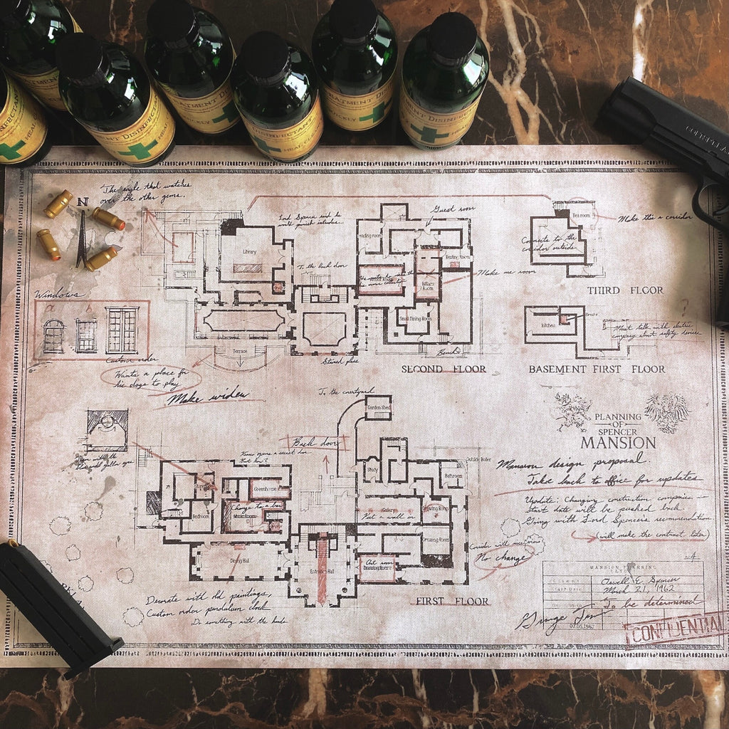 Map Racoon City Resident Evil 2 Raccoon City Police Department Map