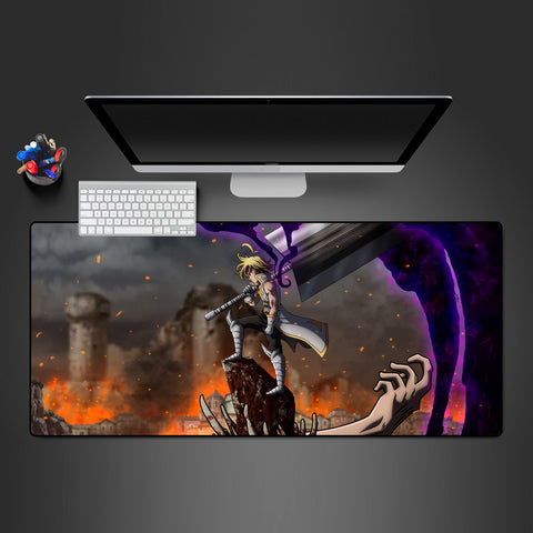 Demon King Design Large Size Gaming Mouse Pad
