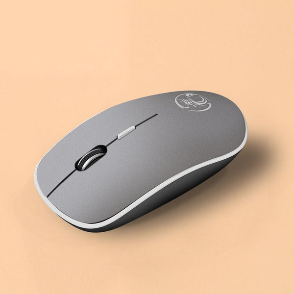 iMice Silent Click Wireless Office Mouse - Gray Color