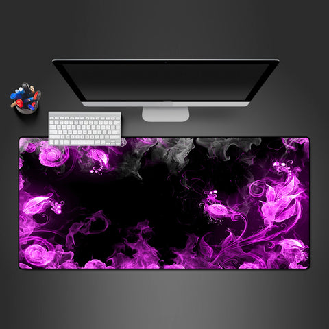 Smoke Flower Art Design Gaming Mousepad