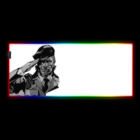 Solid Snake Design RGB Mouse Pad