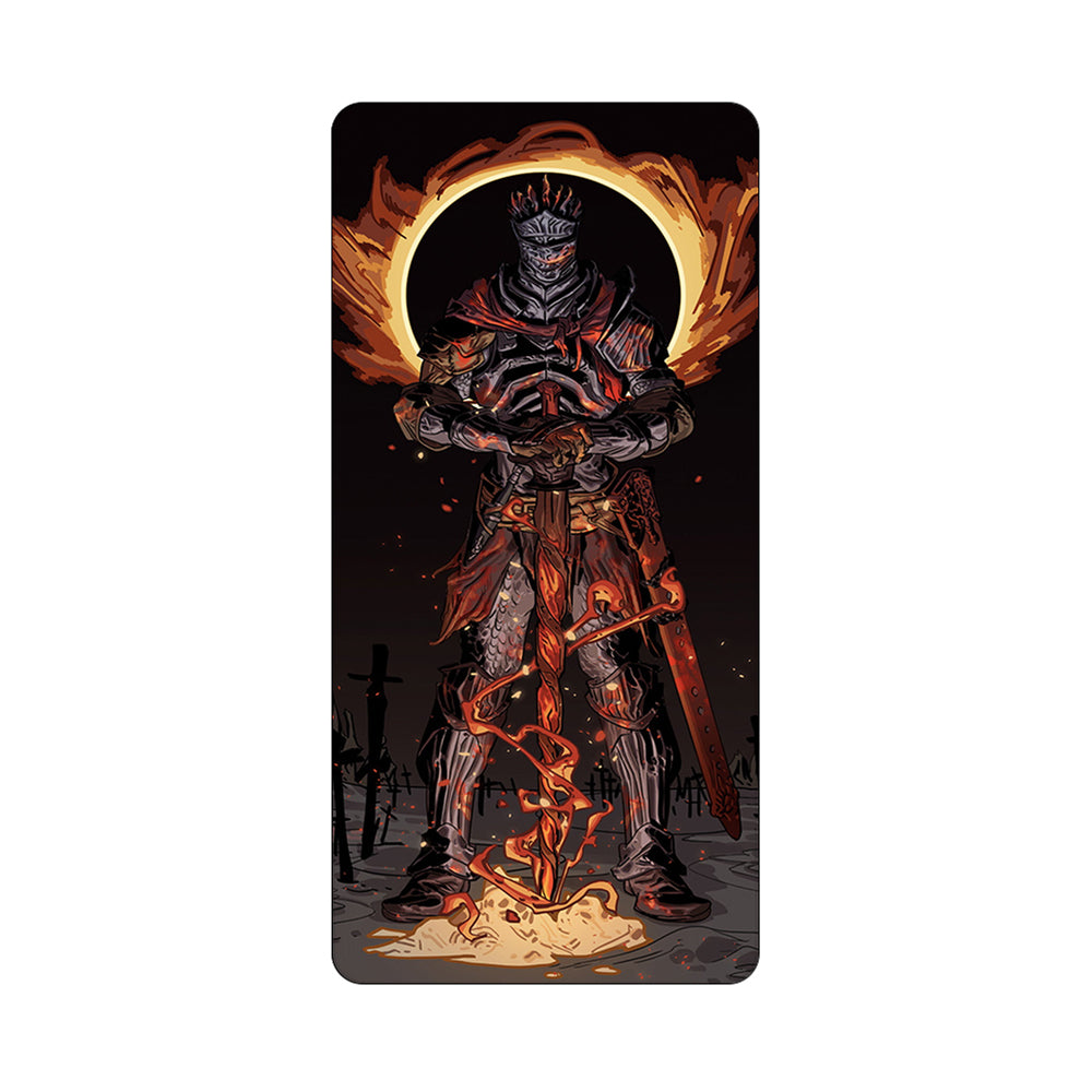 Dark Souls Soul of Cinder Design Standing Format Mouse Pad