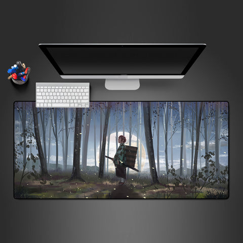 Tanjiro Forest Design Mouse Pads
