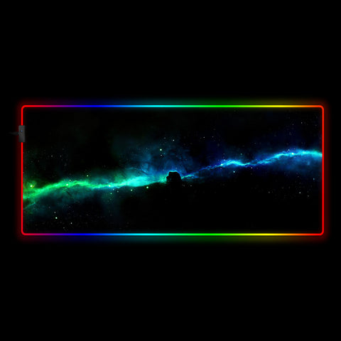 Tear Nebula Design RGB Mouse Pad