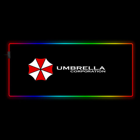Umbrella Corporation Design LED Illuminated Gaming Mouse Pad