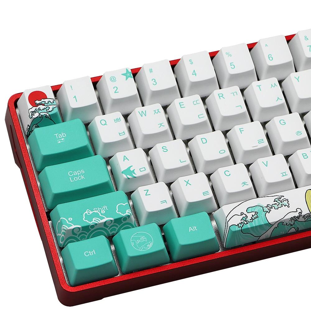 Waves Design 71 Piece Keycaps Set for Cherry MX Switches