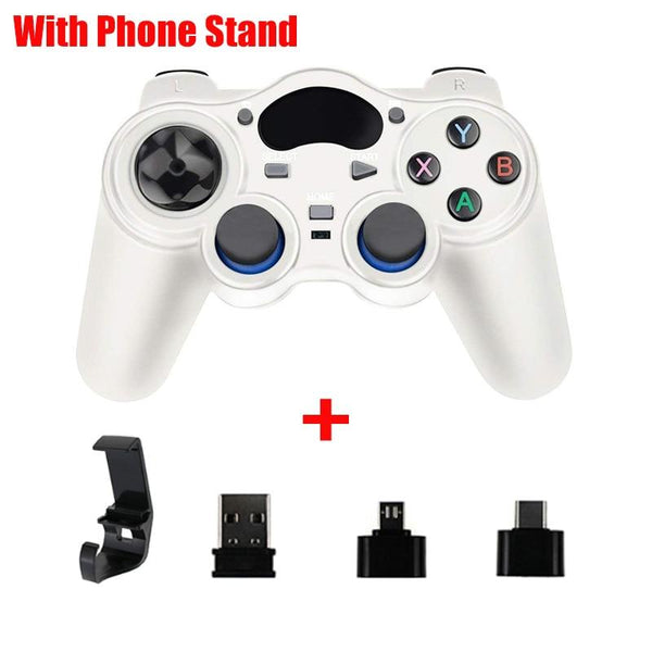 2.4G Wireless Gamepad Controller with OTG Converter for Smart Phones, Tablet, PC, Smart TV Box