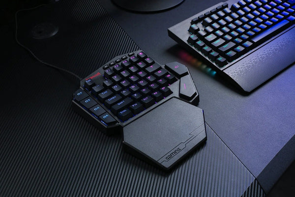 Redragon Wired RGB Mechanical Gaming Keypad, 42 Keys, Ergonomic Design with Wrist Support, OUTEMU Blue Switch