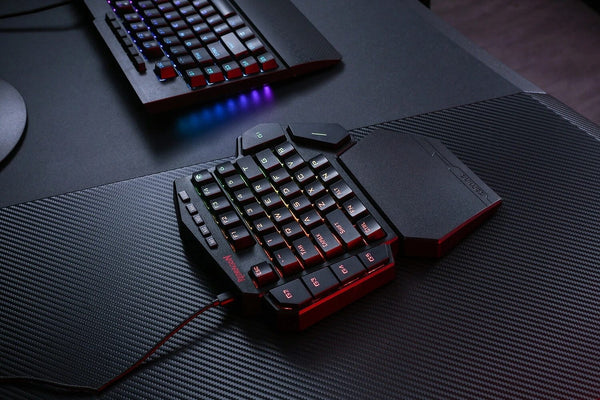Redragon Wired RGB Mechanical Gaming Keypad, 42 Keys, Ergonomic Design with Wrist Support, OUTEMU Blue Switch