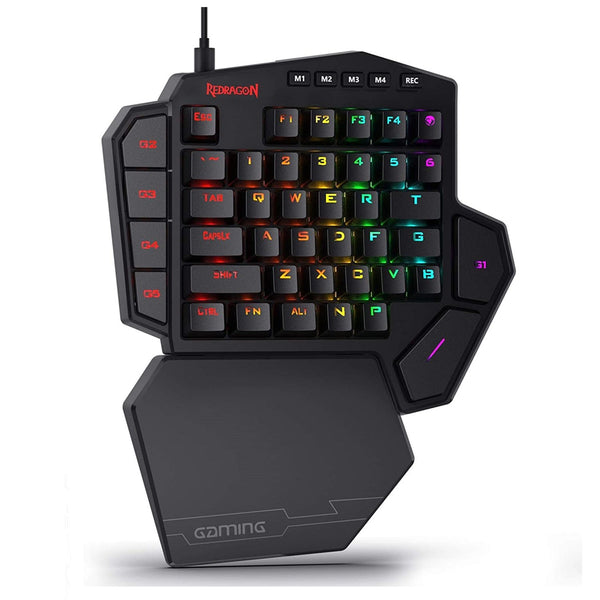 Redragon Wired RGB Mechanical Gaming Keypad, 42 Keys, Ergonomic Design with Wrist Support, OUTEMU Blue Switch