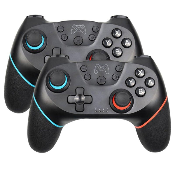 Wireless Bluetooth Gamepad Controller for Nintendo Switch - Blue and Red Color 2 Piece