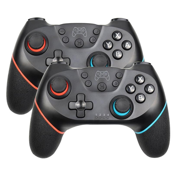 Wireless Bluetooth Gamepad Controller for Nintendo Switch - Red and Blue Color 2 Piece