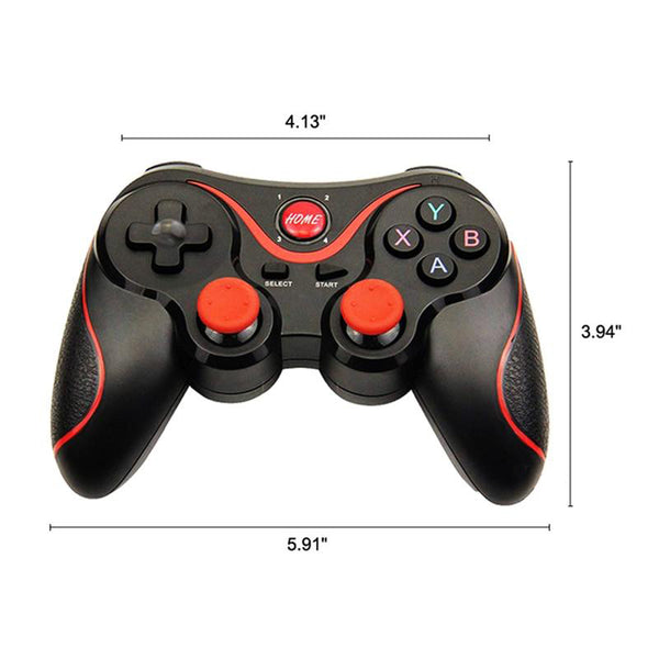 Wireless Bluetooth Gamepad Game Controller For Mobile Phone, Tablet, TV Box, PC - Dimensions