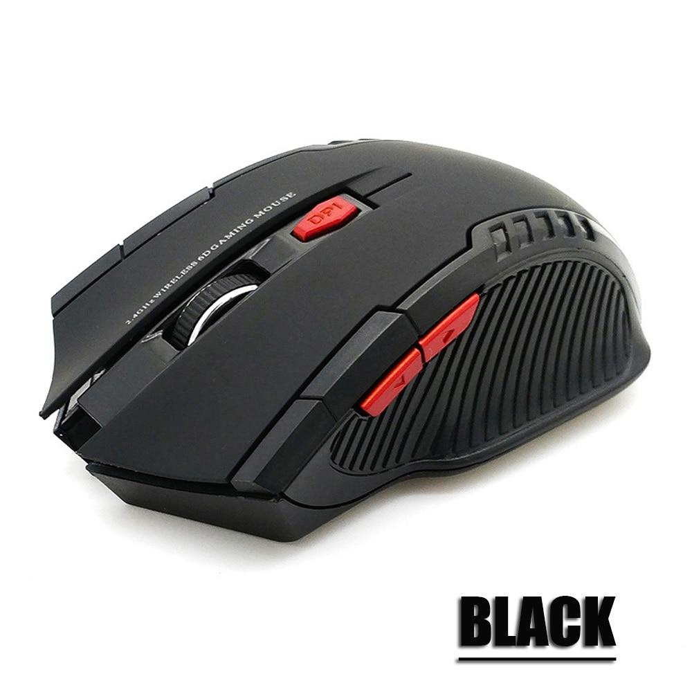 2.4GHz Wireless Mouse With USB Receiver For PC, Laptop - Black Color