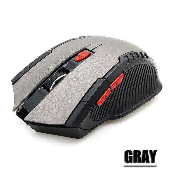 2.4GHz Wireless Mouse With USB Receiver For PC, Laptop - Gray Color