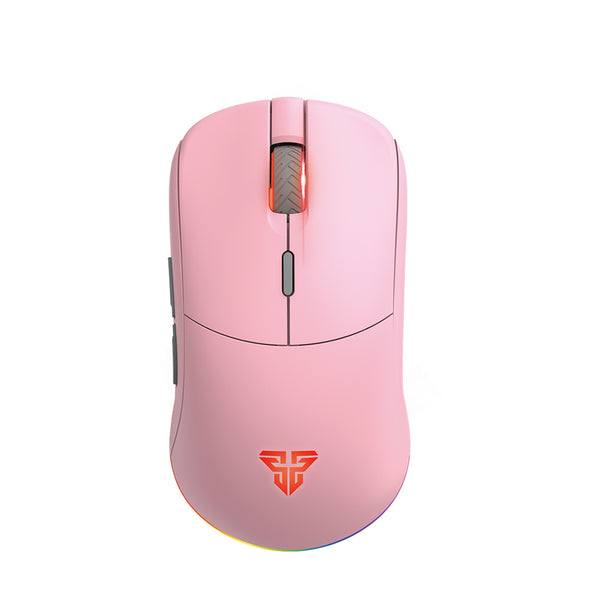 Fantech Helios RGB Wireless Gaming Mouse PWM3335 Sensor, 10000 DPI, 6 Button - Pink Color