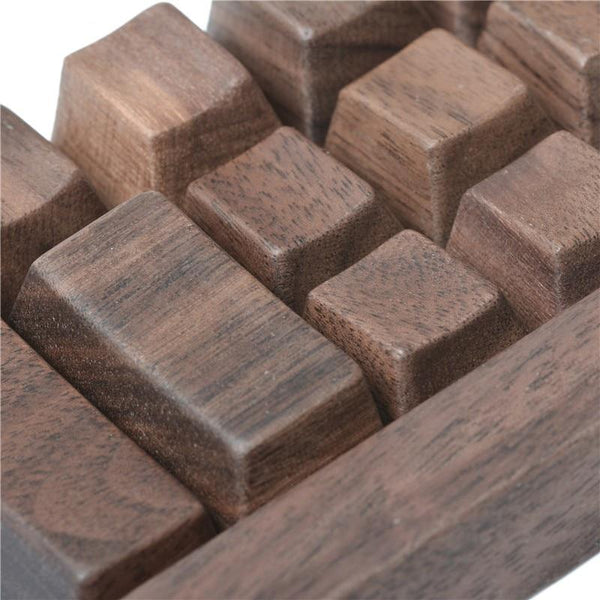 Wood Keycaps for Mechanical Gaming Keyboard Compatible with MX Switches